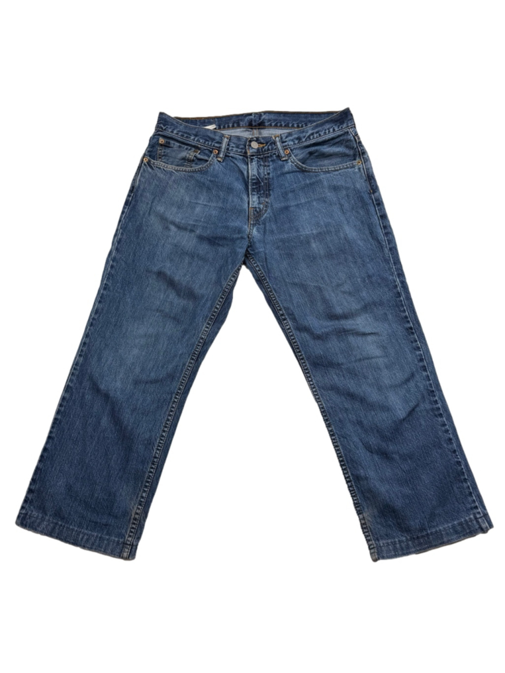Men's Levi's 531 34x25 Cropped Hemmed Athletic Slim Fit Jeans Blue (34x34 Tag)